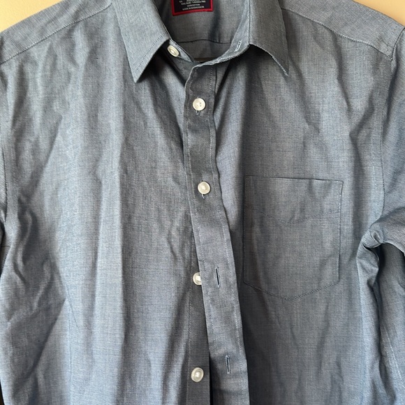Men’s UNTUCKit Long Sleeve Shirt Tall Slim Wrinkle Free - Picture 3 of 7